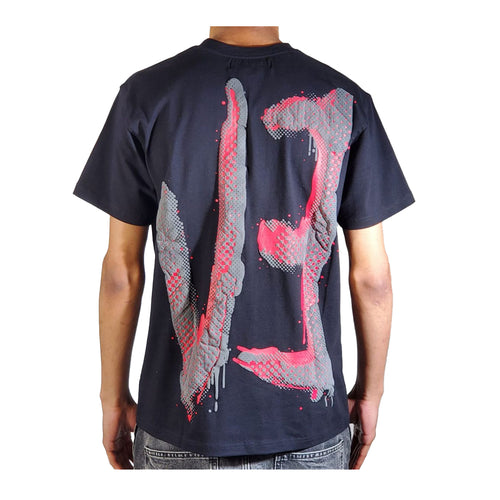 Hudson Outerwear Mens Love Crew Neck T-Shirt 510-BLK Black