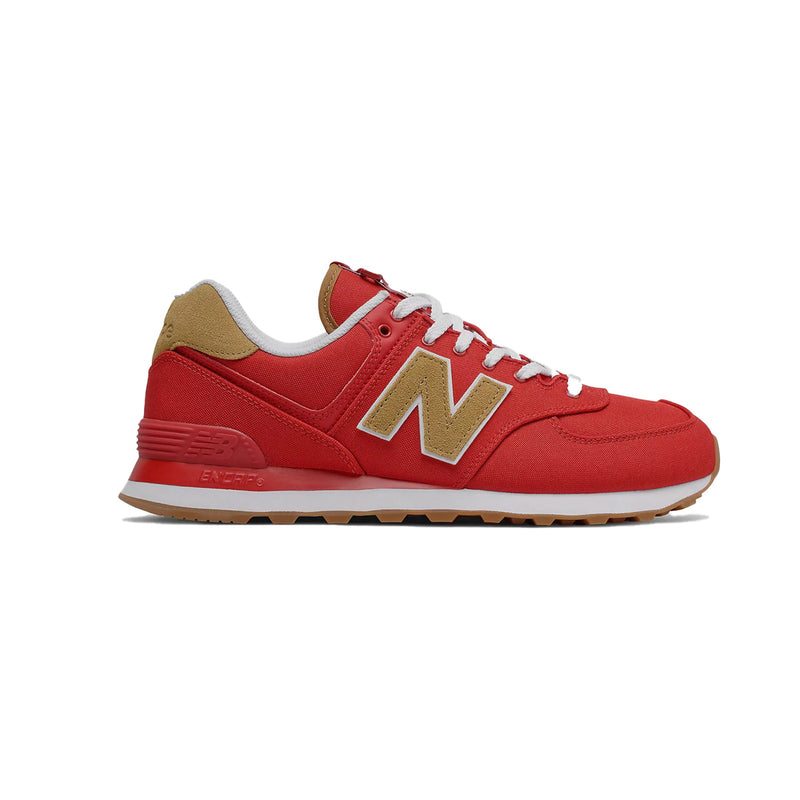 New Balance Mens 574 Casual Sneakers ML574BN2 Team Red/Workwear