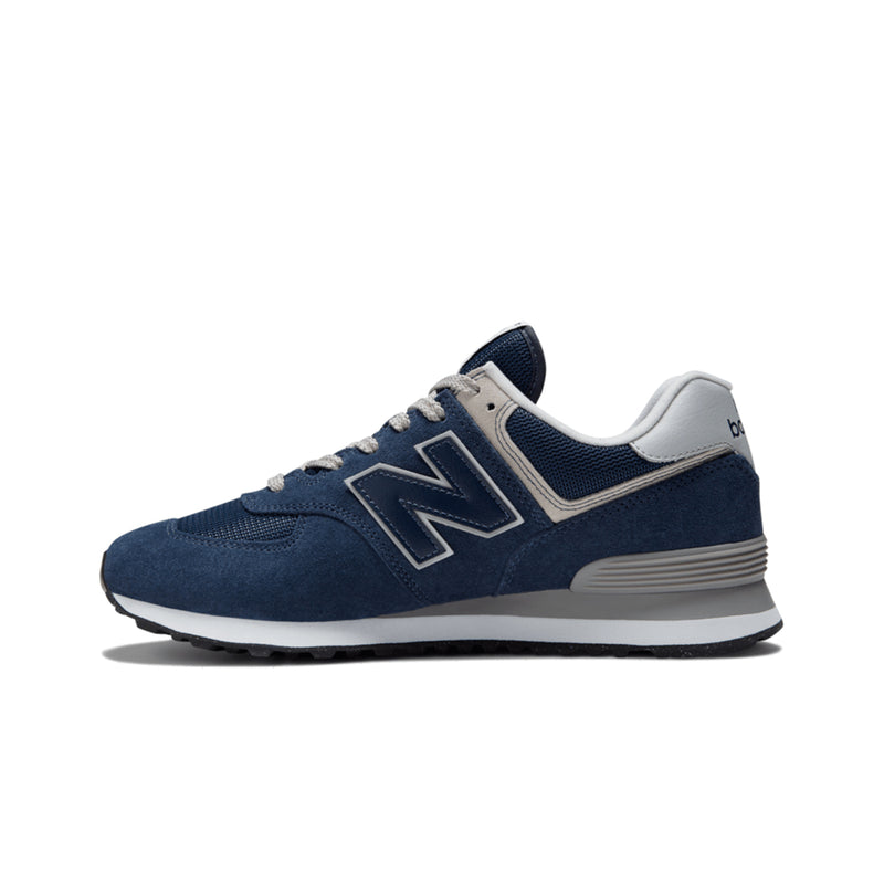 New Balance Mens 574 Core Casual Sneakers ML574EVN Navy/White