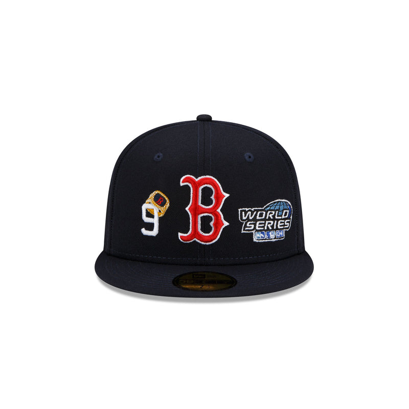 Gezicht omhoog tweedehands Gewoon doen New Era Mens MLB World Series Champions Boston Red Sox 5950 Fitted Hats  60224566 Black | Premium Lounge NY