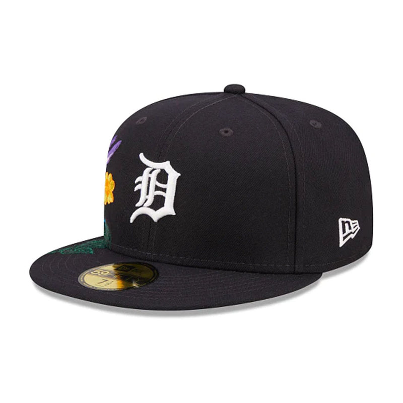 Men's New Era Black Detroit Tigers Side Patch 59FIFTY Fitted Hat