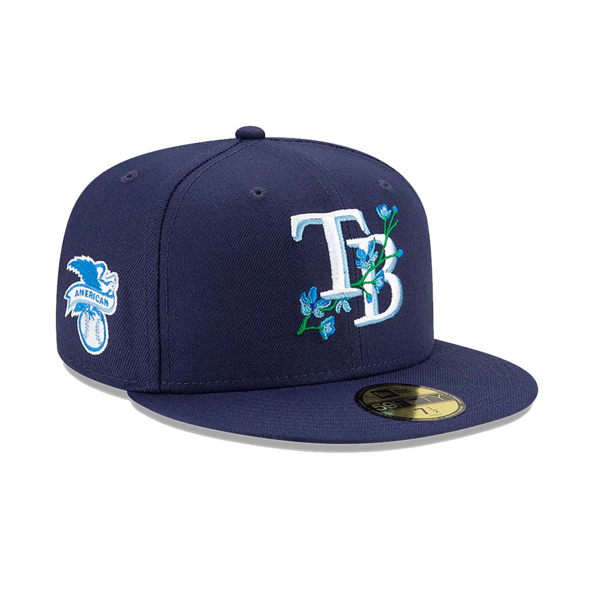 New Era Tampa Bay Rays American Bloom Patch 59FIFTY Fitted Hat