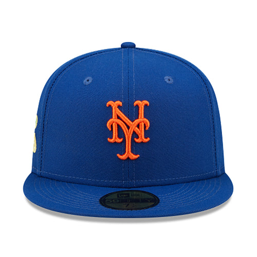 New York Mets New Era 50th Anniversary Undervisor 59FIFTY Fitted Hat -  Pink/Sky Blue