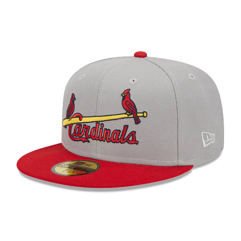 Chicago White Sox New Era Fitted 59FIFTY Hat (Denim Scarlet Green Under BRIM) 7 1/8
