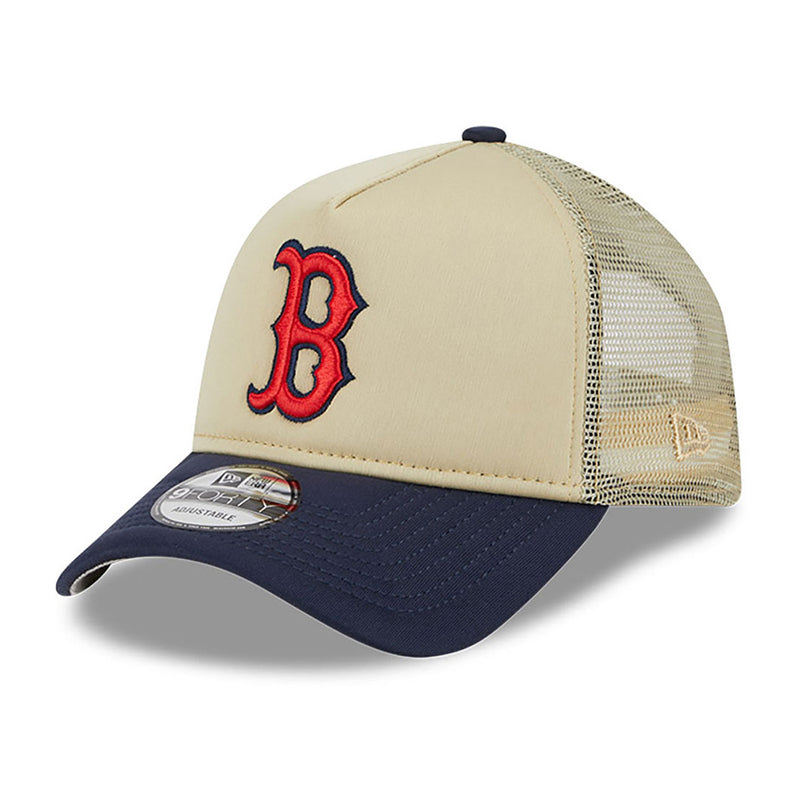 Boston Red Sox Pinstripe Navy 9FIFTY Snapback Cap