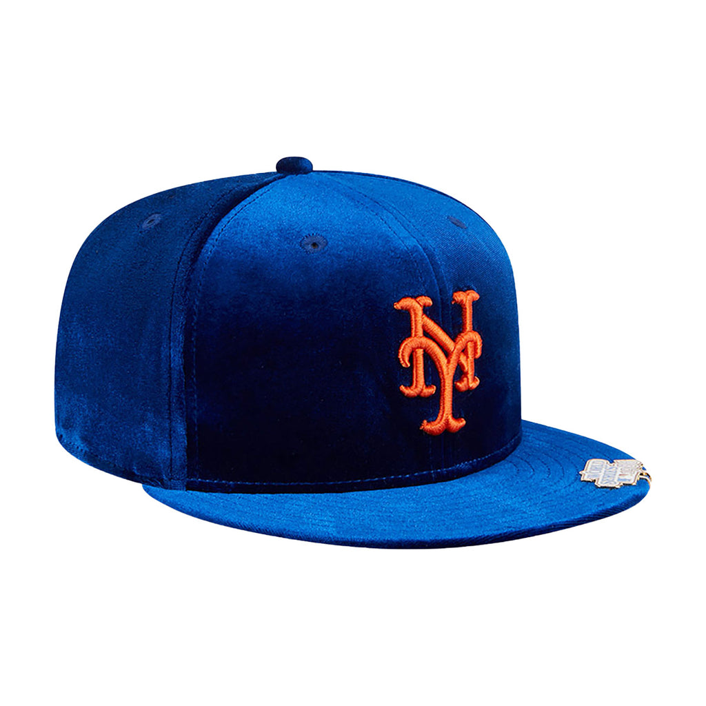 New Era Unisex MLB New York Mets Velvet Visor Clip 59Fifty Fitted 