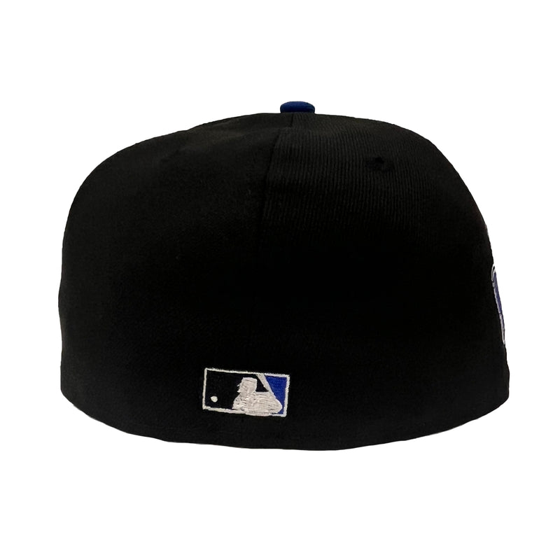 New Era Mens MLB Philadelphia Phillies 1996 All Star Game 59FIFTY Fitted Hat 70744190 Black/Royal, Grey Undervisor 7 1/2