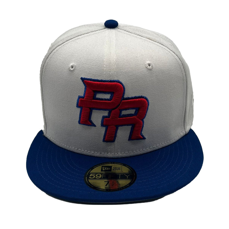 Men's New Era Blue Puerto Rico Baseball 2023 World Baseball Classic 59FIFTY  Fitted Hat