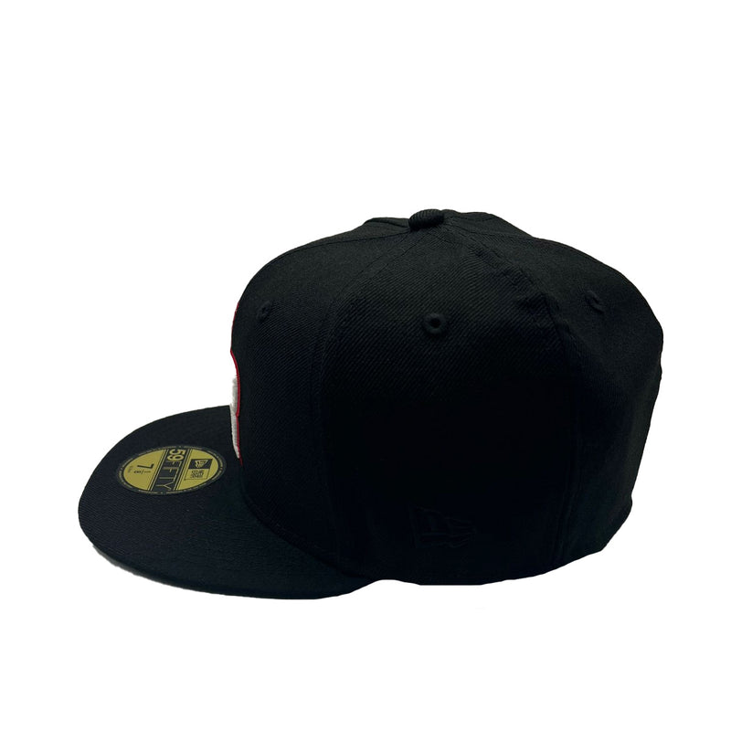 New Era 59FIFTY Puerto Rico World Baseball Classic Black Gold Fitted Hat Black Metallic Gold