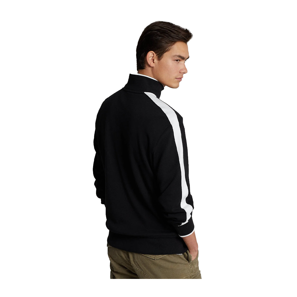 Polo Ralph Lauren Track Jacket Mens 3XB Black Full Zip Long Sleeve Casual