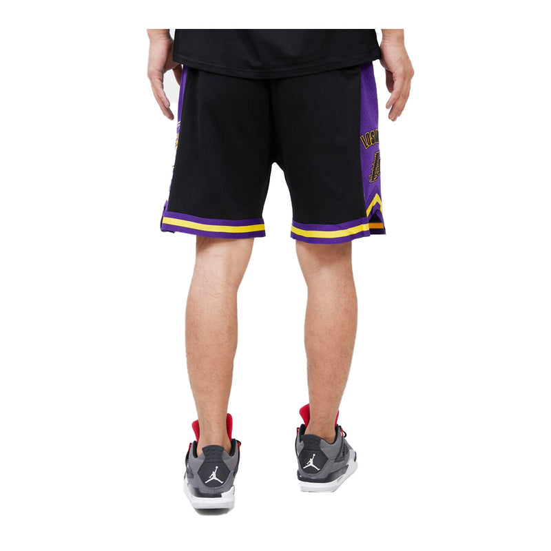 Nike Los Angeles Lakers Retro Basketball Shorts Black/Gold Size