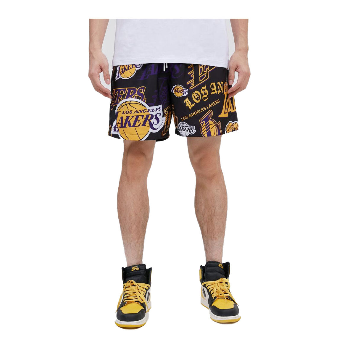 NBA LA Los Angeles Lakers Pro Standard Team Player Shorts Gold