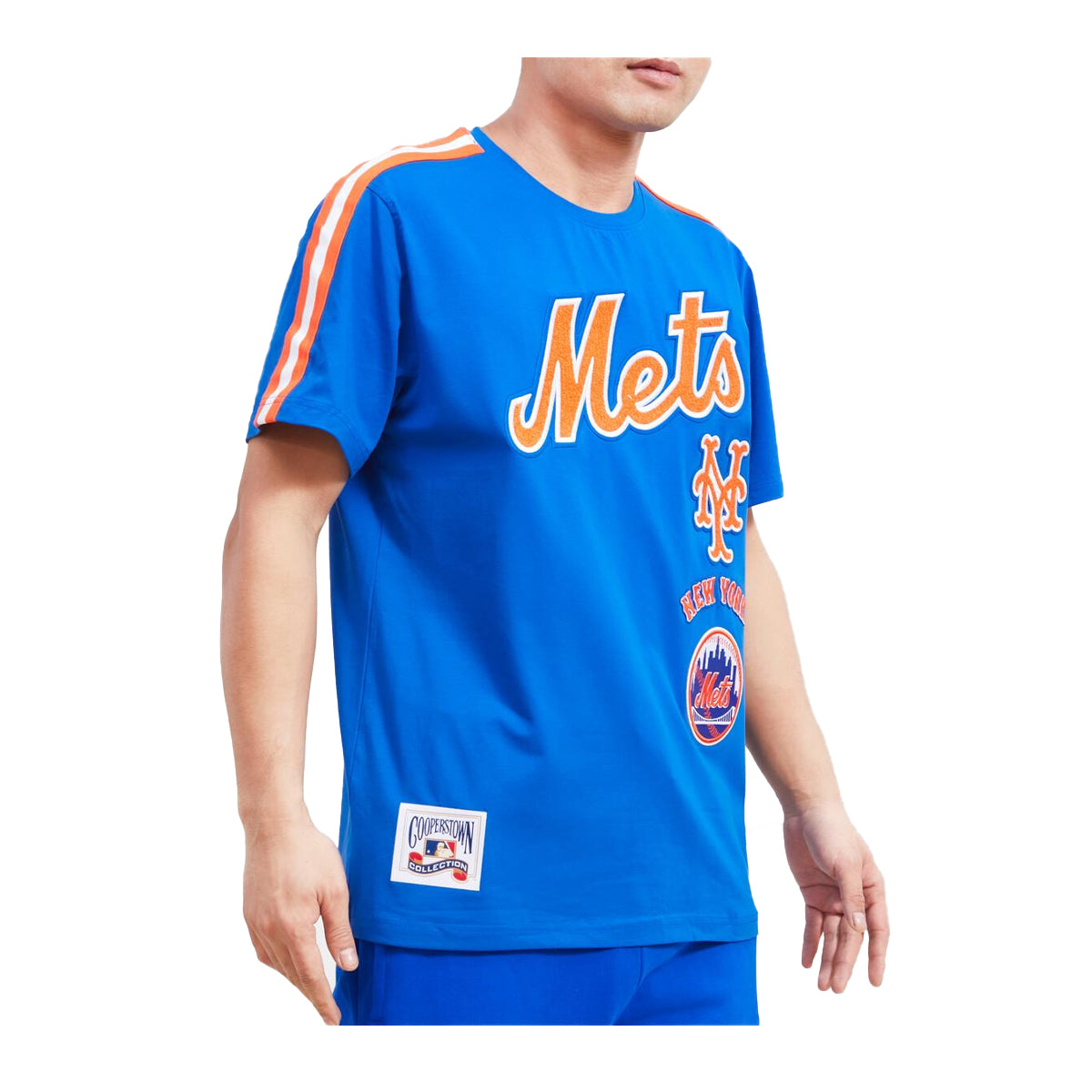 Pro Standard Mets Cooperstown Old English T-Shirt - Men's