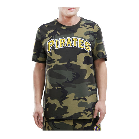 Pro Standard Mens MLB Pittsburgh Pirates Logo Pro Team Crew Neck T-Shirt LPP132609-CAM Camouflage XL