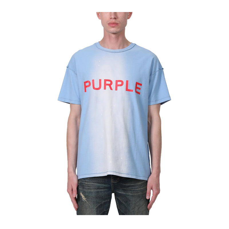 PURPLE BRAND P101 TEXTURED JERSEY INSIDE OUT TEE IN PURPLE | Platinum