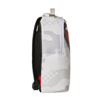 Sprayground Unisex Money Stash Flap DLXSV Backpack 910B5396NSZ White/Grey