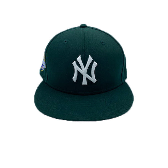 New York Yankees 1999 World Series New Era 59Fifty Fitted Hat (Dark Green  Pink Under Brim)