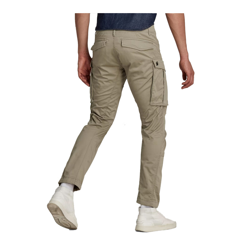 3D Regular Tapered Cargo Pants, Green